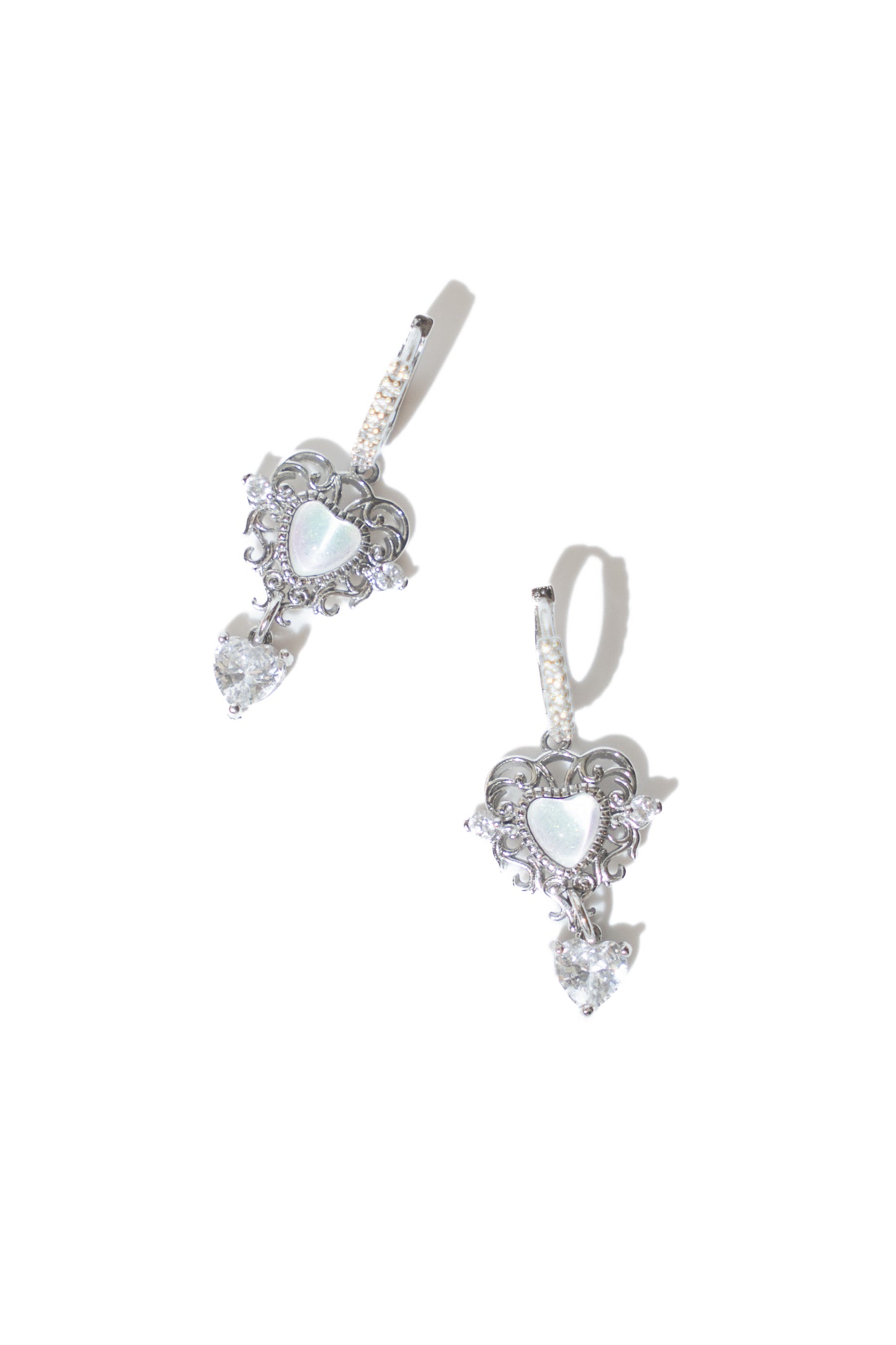 Devotion Earrings in Silver