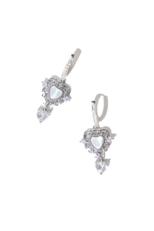 Devotion Earrings in Silver