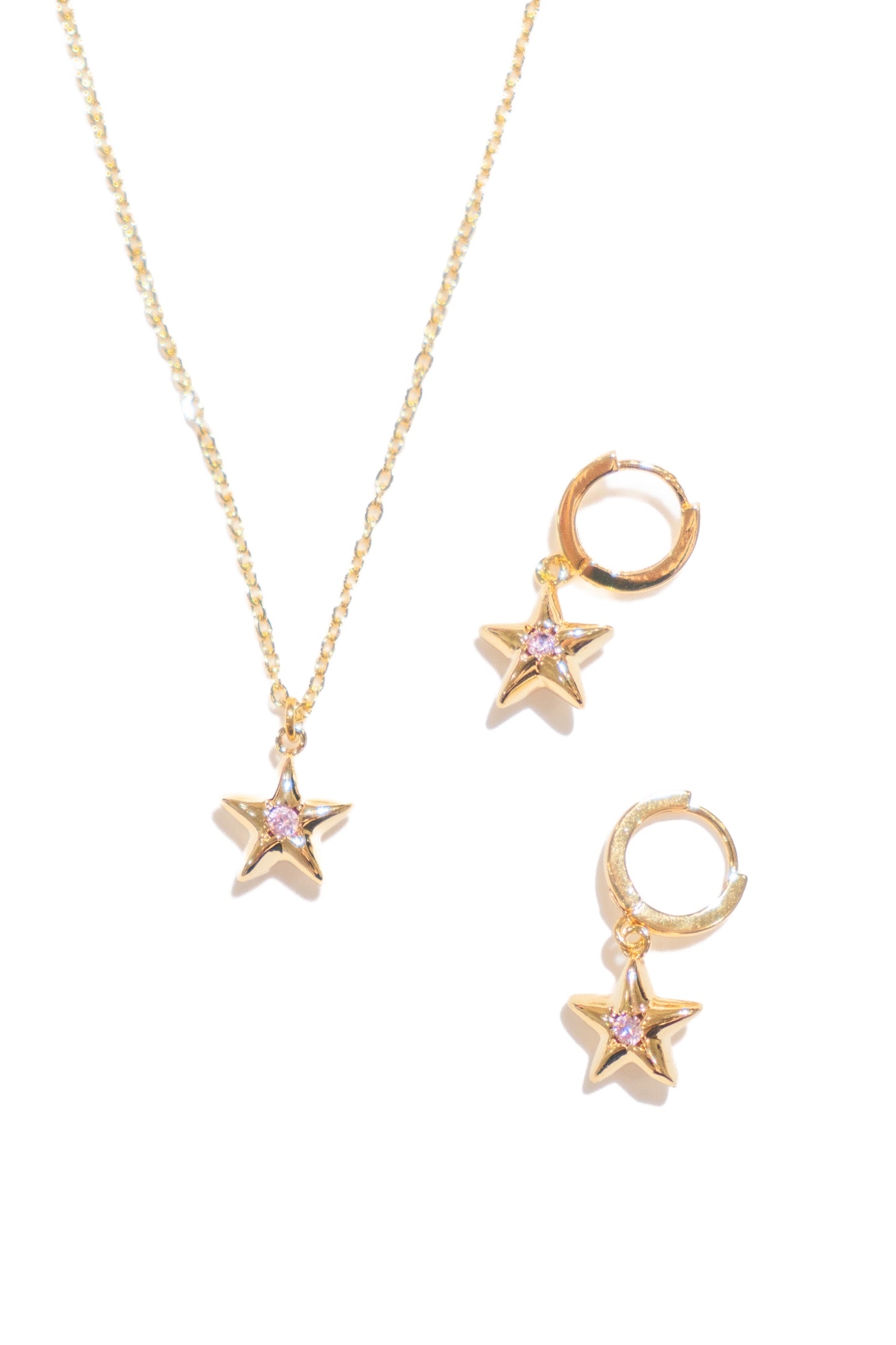 Chibi Star Earrings in Gold