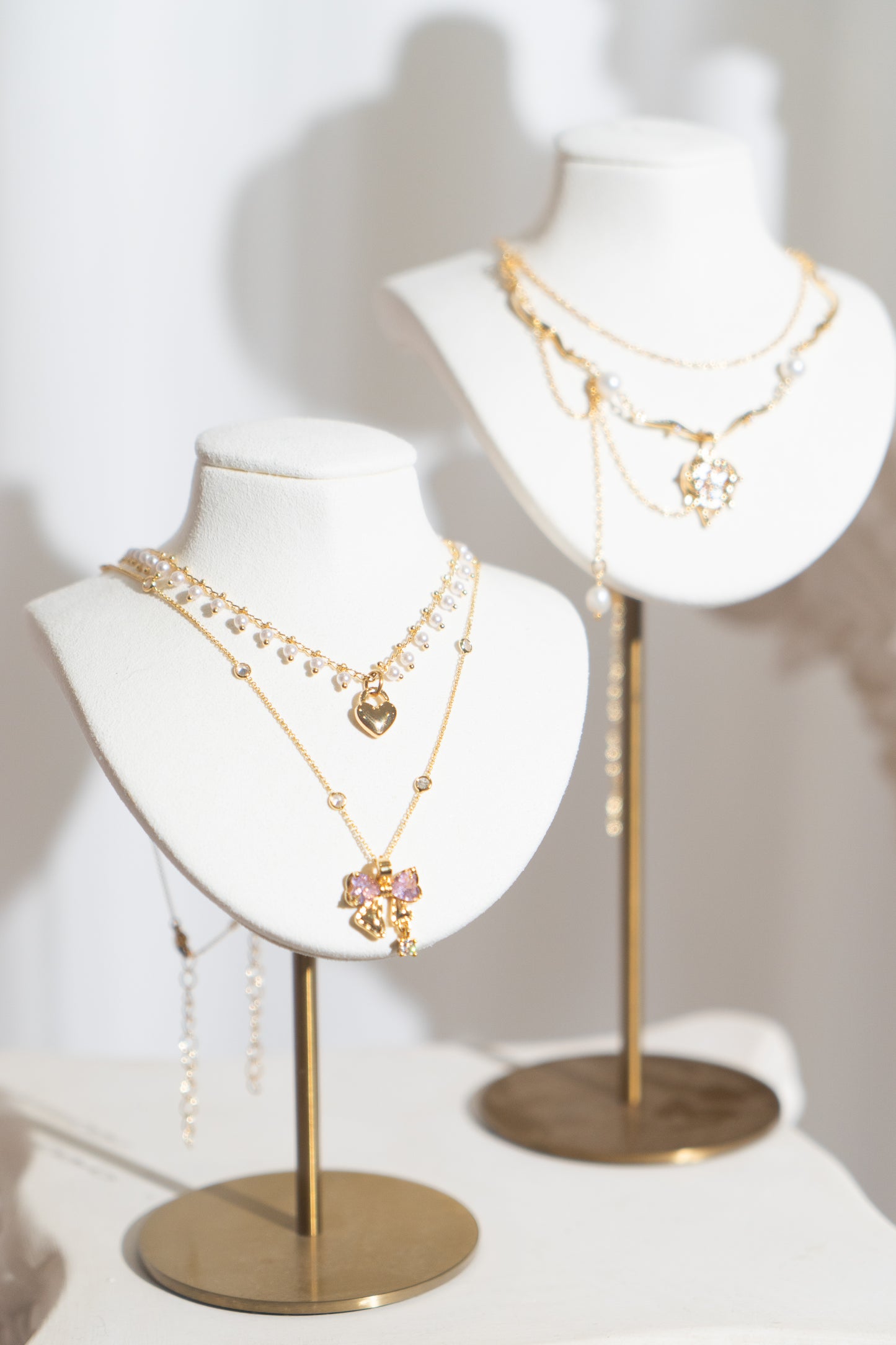 Bijou Ribbon Necklace