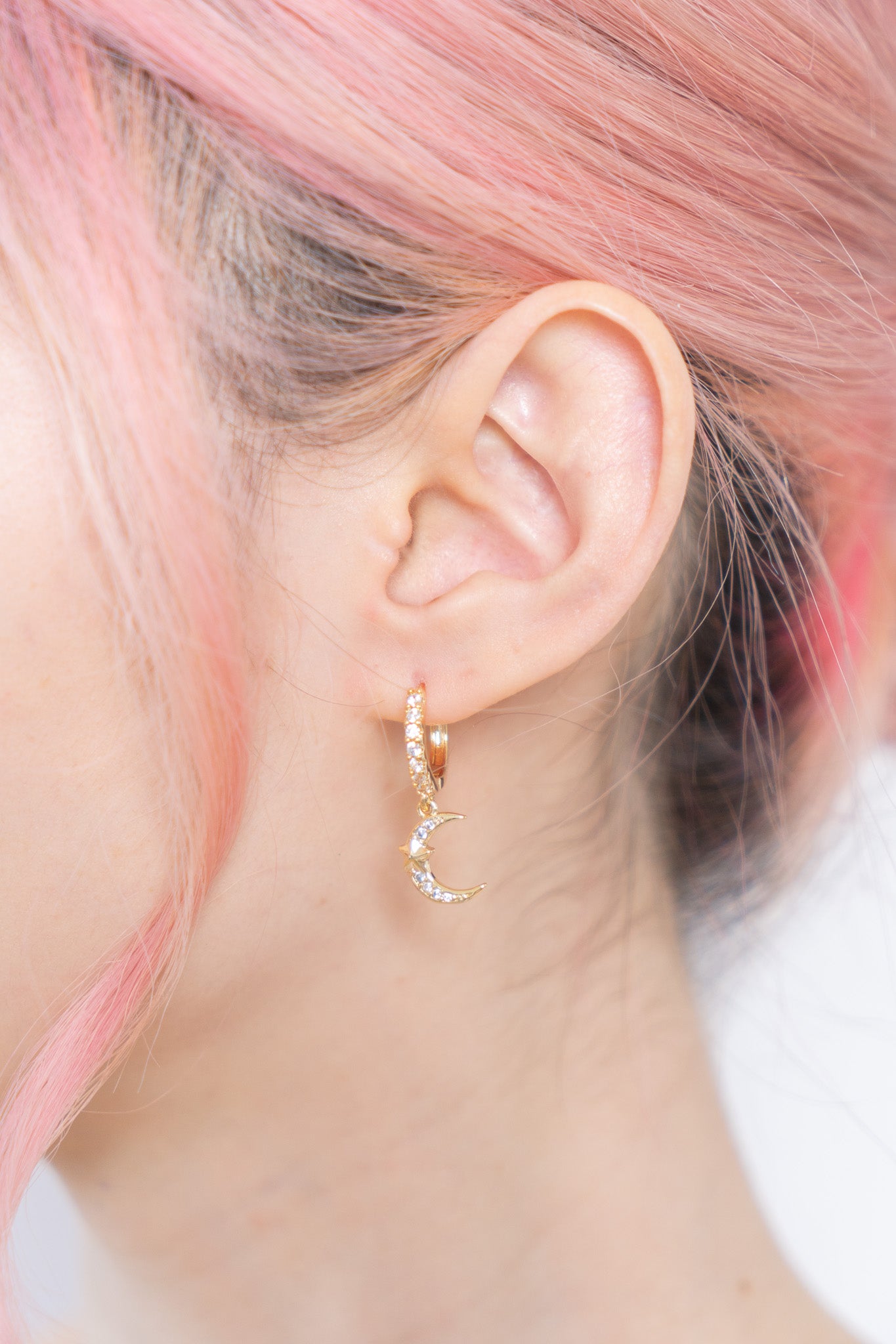 Milky Way Earrings in Gold