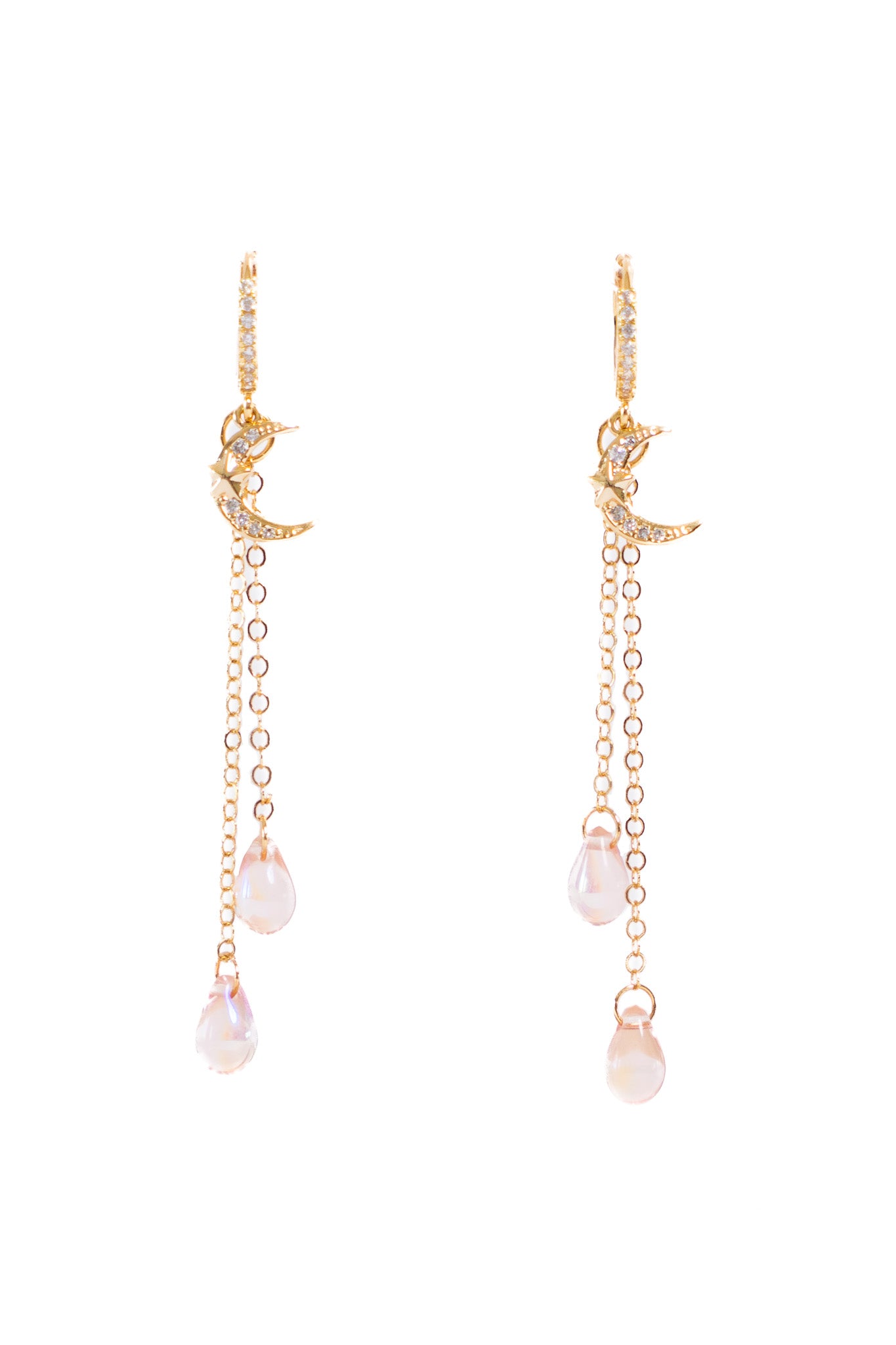 Milky Way Earrings in Gold