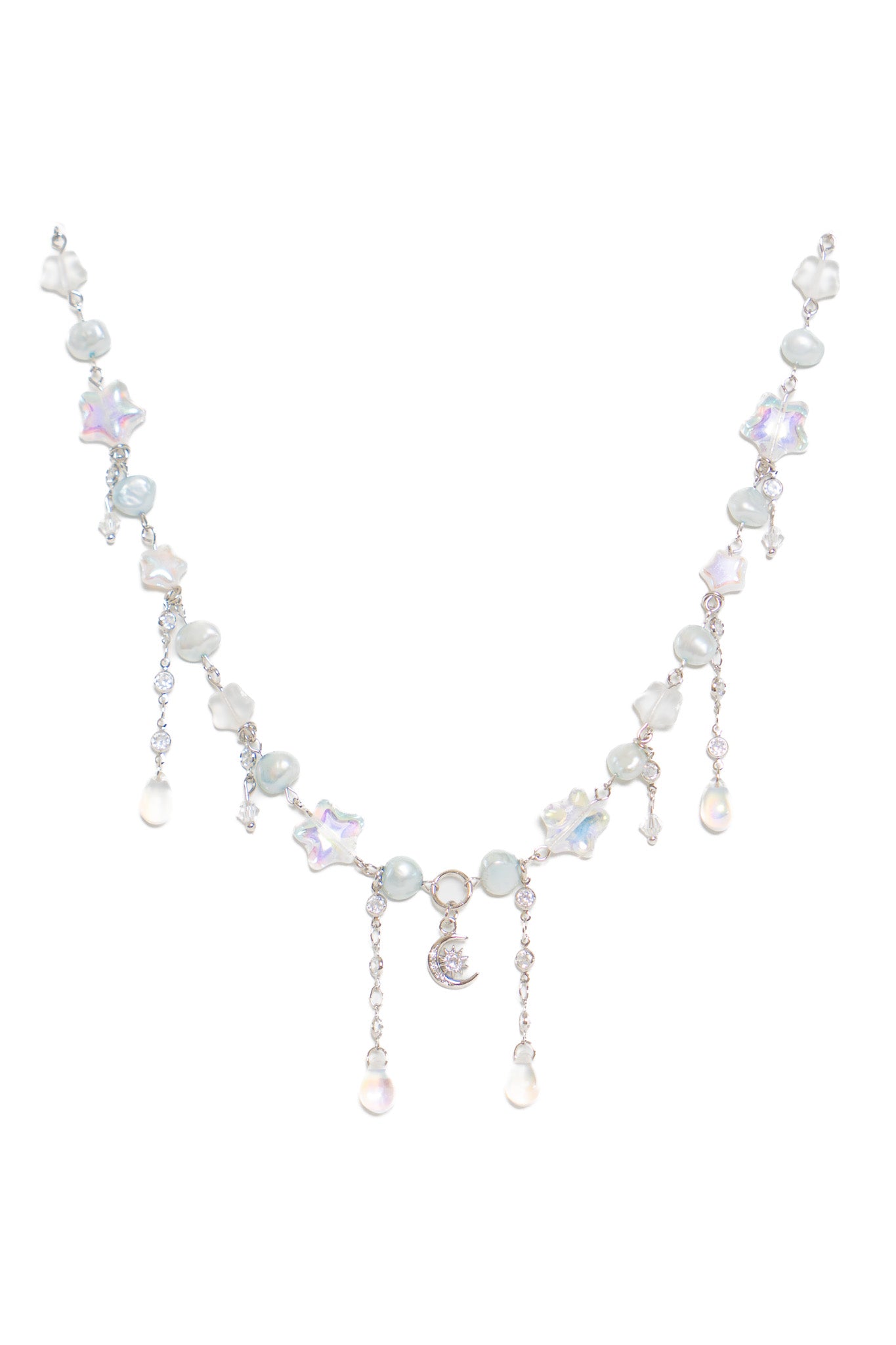 Milky Way Necklace in Silver