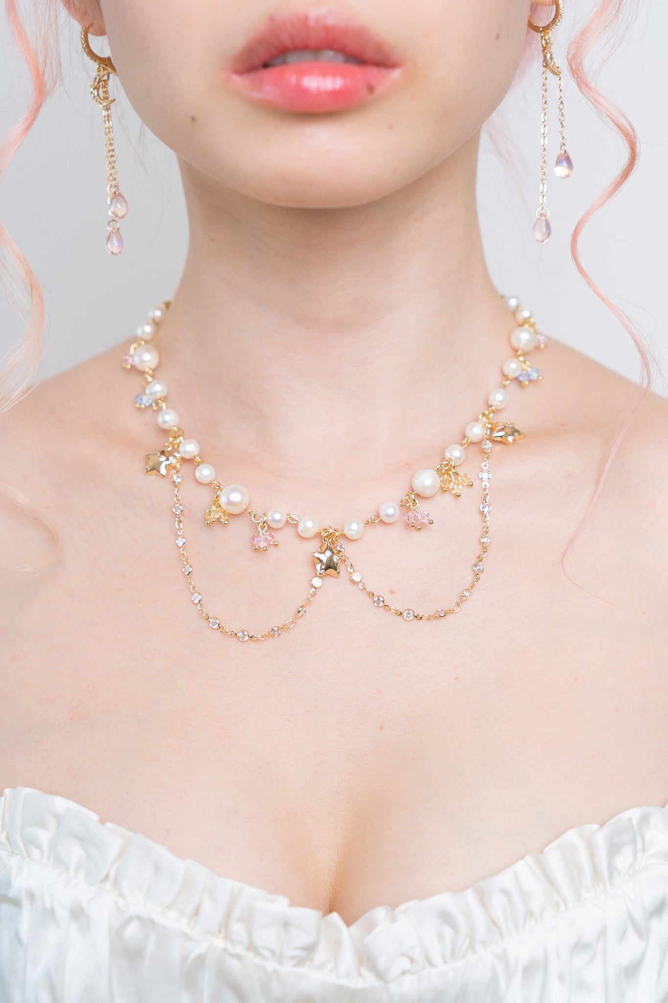 Celeste Necklace in Silver