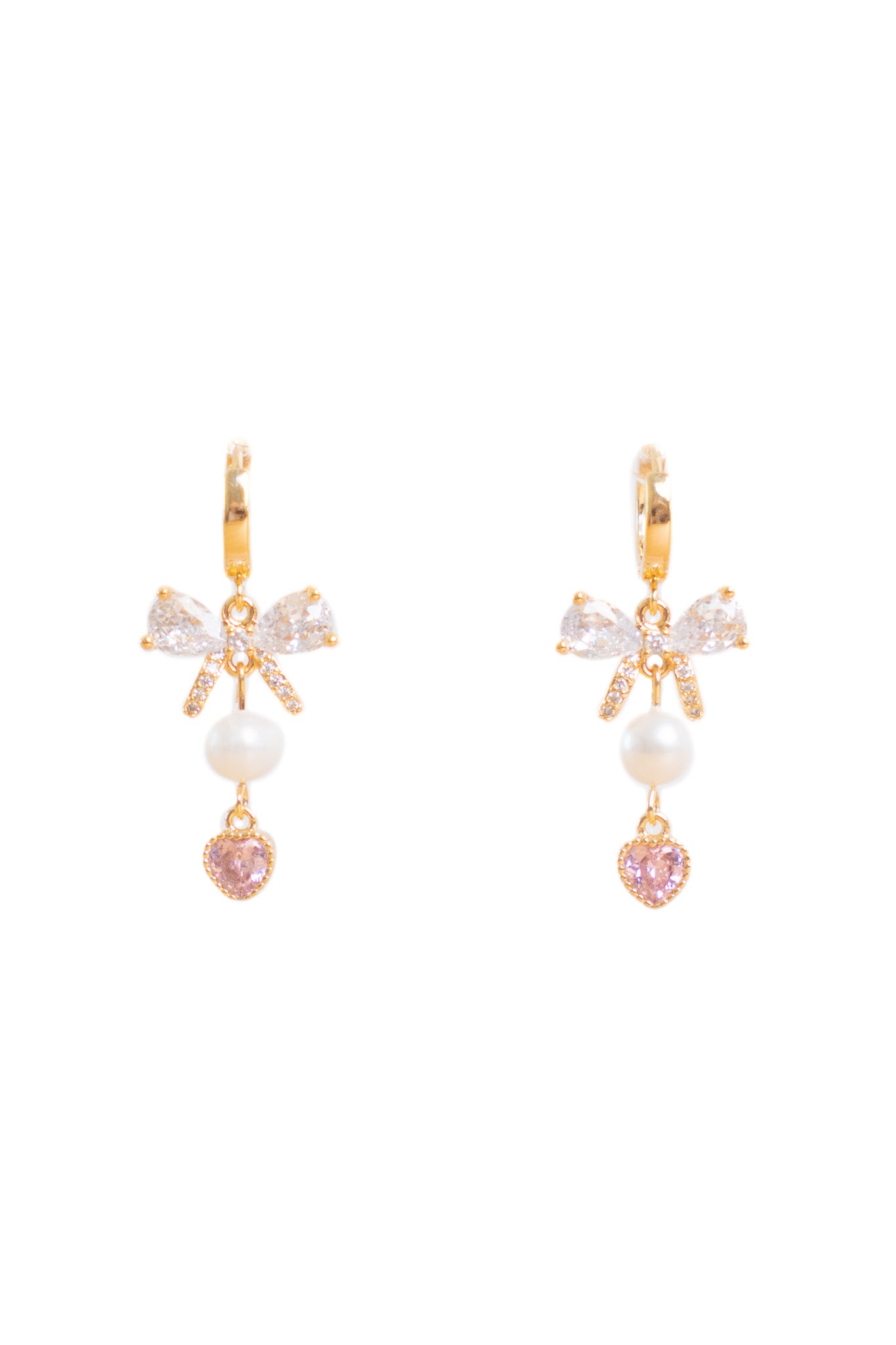 Evangeline Single Bow Earrings