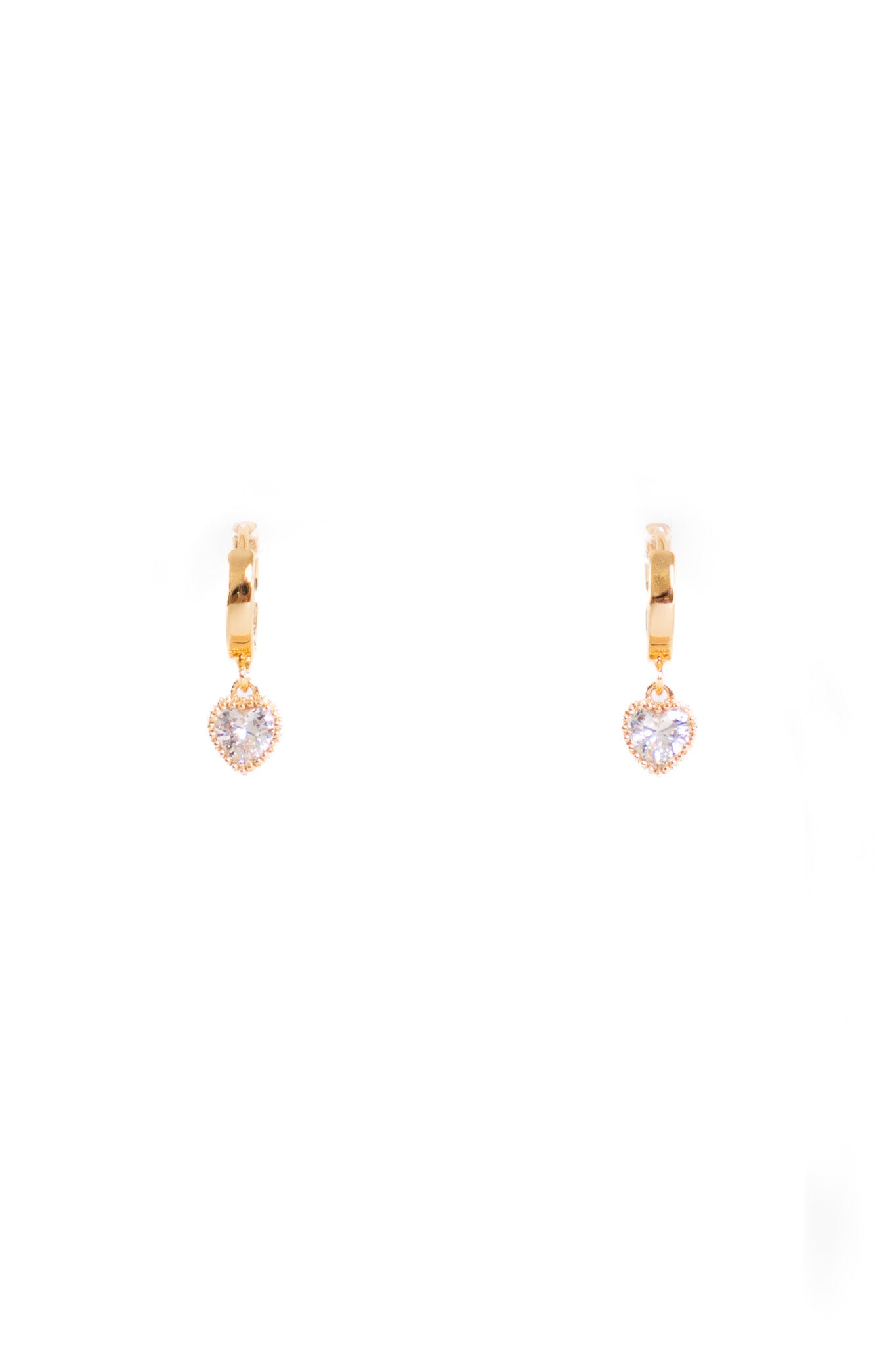 Baby Heart Hoop Earrings