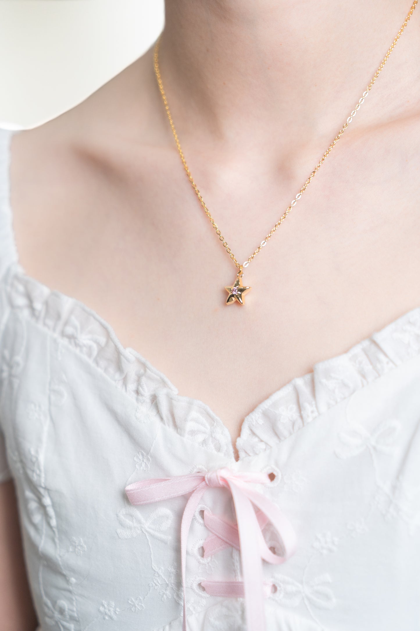 Chibi Star Necklace in Gold