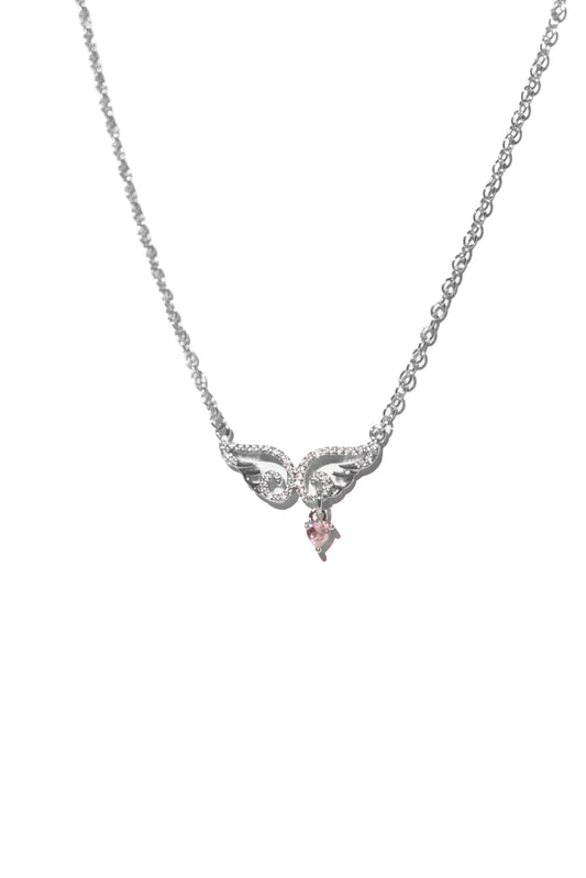 Cherub Necklace in Silver