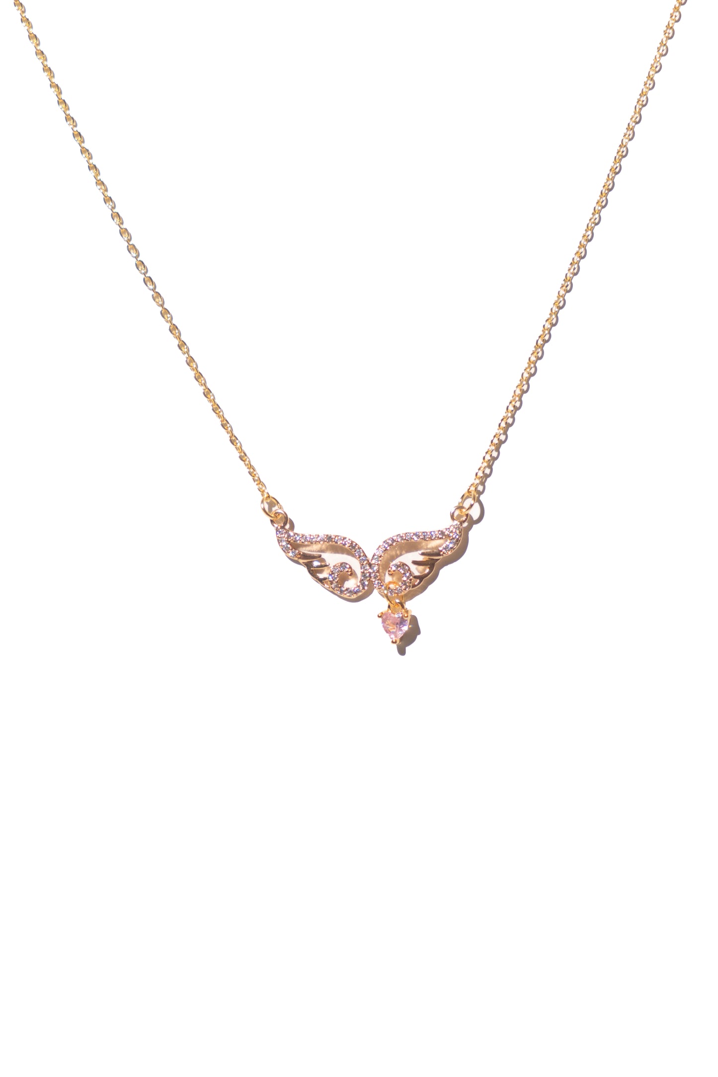 Cherub Necklace in Gold