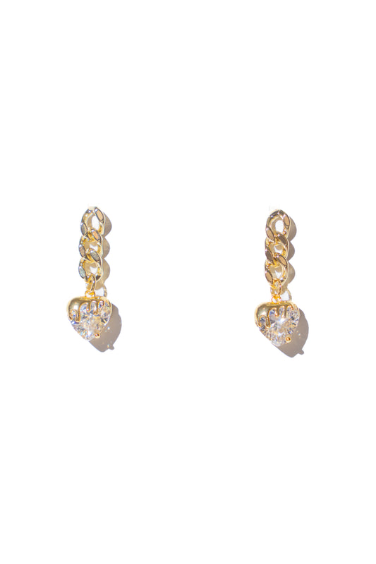 Toxic Earrings in Gold