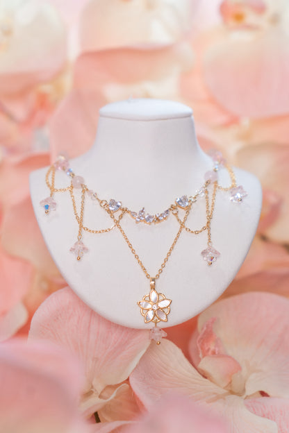 Yunmeng Necklace in Pink